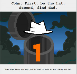 homestuck John Egbert Rose Lalonde ascending-isn't-funny