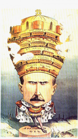 John D. Rockefeller, of Standard Oil, as Emperor. Puck magazine, 1901 ...
