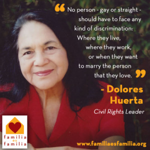 Share this quote from civil rights leader Dolores Huerta, who is ...
