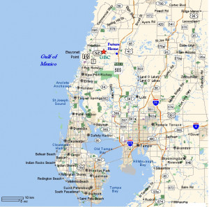 North Tampa Bay Area Map
