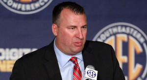 ... coach Bret Bielema got a taste of SEC Media Day in 2003. (USATSI