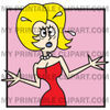 15545_crazed_blond_damsel_in_distress_woman_in_a_red_dress_and_pearl ...