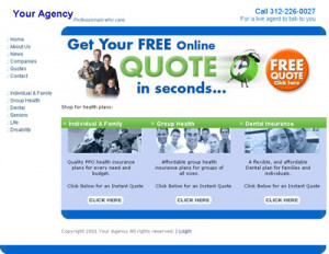 Quoter Website Template