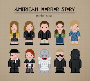 American Horror Story. Murder House - Cross Stitch PDF Pattern ...