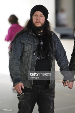 News Photo: Joey Jordison of the band Slipknot sighted at…
