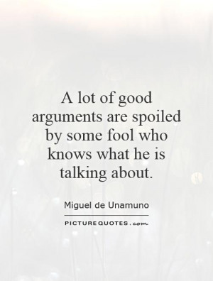 Quotes About Arguments
