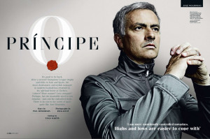 Soccer coach José Mourinho pictured in the April 2014 issue of ...