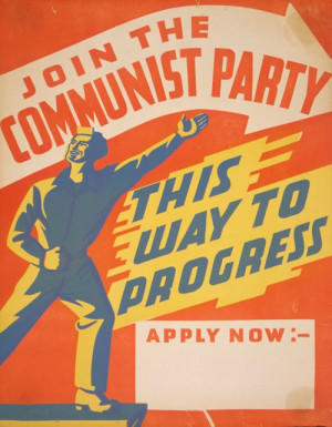 New Zealand’s Communist party poster (1940s)