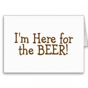 Cards, Note Cards and Funny Beer Sayings Greeting Card Templates