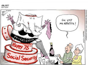 social security act political cartoon