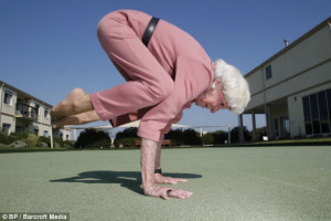 ... of exercise was making dinner. I hope I am this strong when I am 83