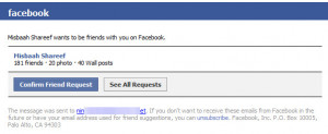 Facebook Friend Request...