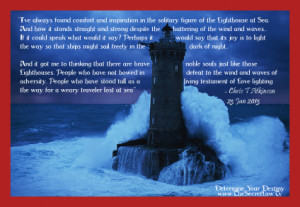 Inspirational And Motivational Quotes About The Light House Standing ...