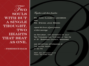 Wedding Love Quotes For Invitation Cards
