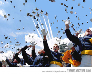 Funny photos Air Force Graduation Ceremony hats