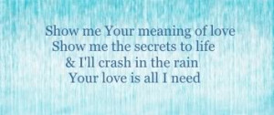 me your Meaning of Love Show me the Secrets to Life Christian Quote ...
