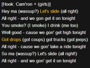 Like Chuck Inglish, Asher’s verse in this song is also from “ Hey ...