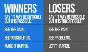 Winners VS. Losers