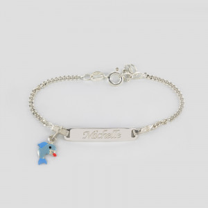 Personalized Kids Bracelet with Pendant