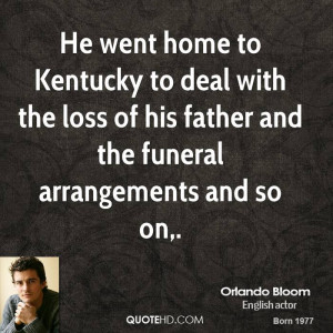 He went home to Kentucky to deal with the loss of his father and the ...
