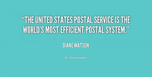 ... States Postal Service is the world's most efficient postal system