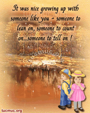 Beautiful Sister Brother Quotes