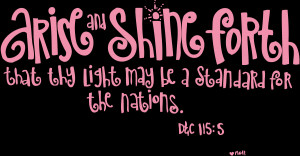 Lds Quotes For Young Women Young women's yearly theme for