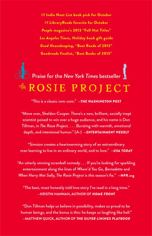 The rosie project 9781476729091 in18