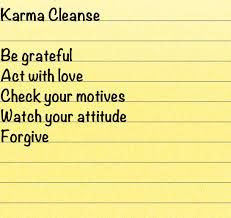 Karma cleanse