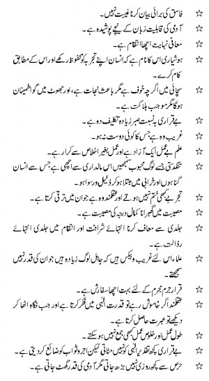 Re: hazrat ali quotes in urdu