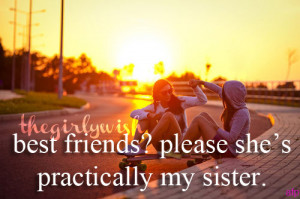 Best Friends = Sisters | via Tumblr