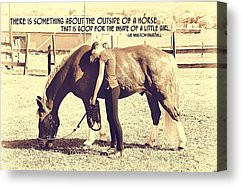 Horse Crazy Quotes Canvas Prints - AFTER THE COMPETITION quote Canvas ...