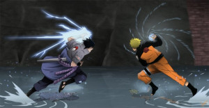 Naruto vs Sasuke by All0412