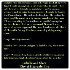 ... Fire by Cassandra Clare ~ The Mortal Instruments book 6) Quote More