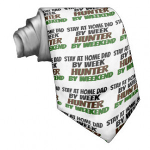 Hunter Stay at Home Dad Necktie