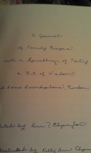 Cooking and Writing: A Love Story