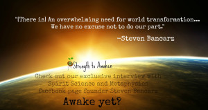 Like Strength to Awaken on Facebook!Get awakened interview updates!