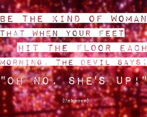 Over Thinking Quotes Woman devil quote