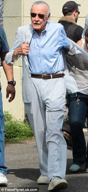 book legend Stan Lee makes cameo on set of The Amazing Spider-Man 2 ...