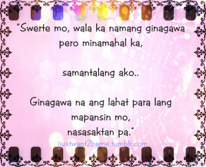 Tagalog Quotes About Heartbreak