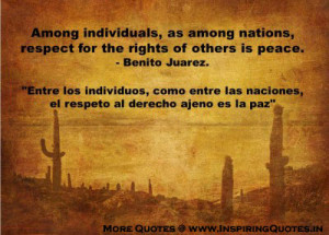 Benito Juarez Quotes in Spanish