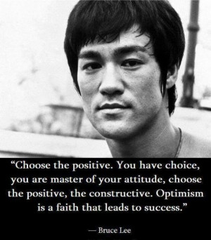 Wise words, Bruce Lee.