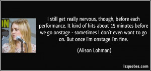 More Alison Lohman Quotes