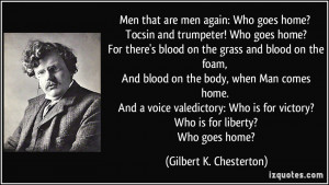 More Gilbert K. Chesterton Quotes