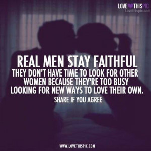 Real men quote