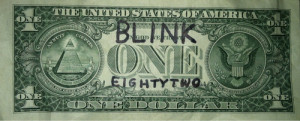 blink 182 $$$ one dollar blink ONE eighty two travi$$$