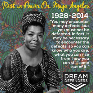 Inspirational Angelou!