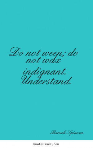 not wax indignant understand baruch spinoza more motivational quotes ...