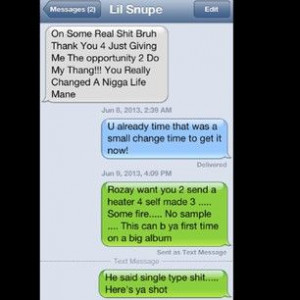 Lil Snupe 6/20/13 . . . Meek Mill's 17 year old artist 