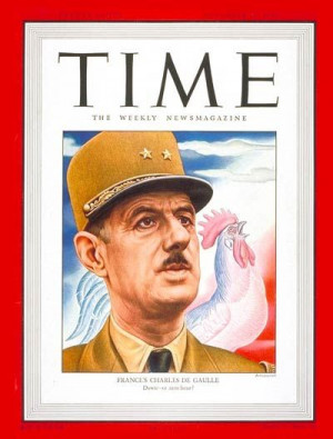 TIME Magazine Cover: Charles DeGaulle - Nov. 17, 1947 - Charles ...